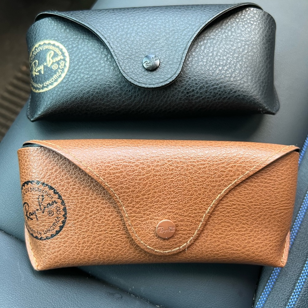 Ray Ban glass cases